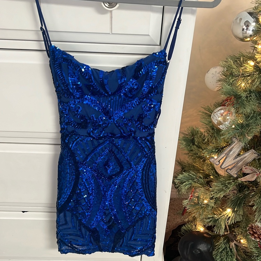 Blue Lucy in the Sky Dress